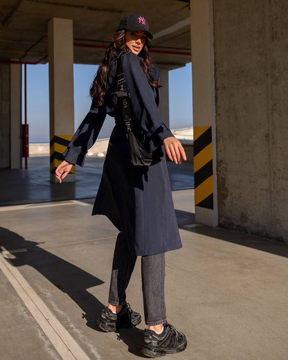 Stylish Cotton Trench Coat in Multiple Colors Perfect for All Seasons