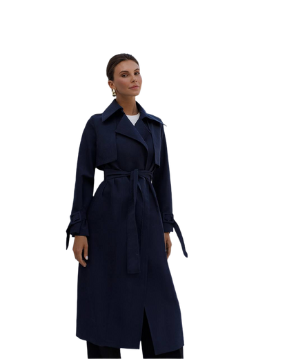 Stylish Cotton Trench Coat in Multiple Colors Perfect for All Seasons