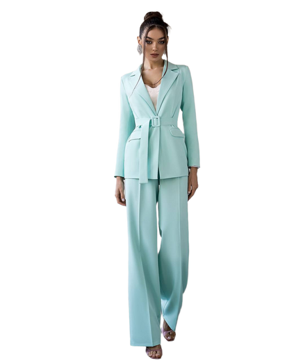 Chic Lux Class Suit Set Jacket and Pants for Women Fashion