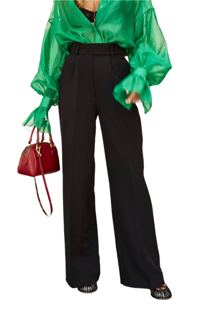 Oscar High Waist Wide Leg Trousers for Women