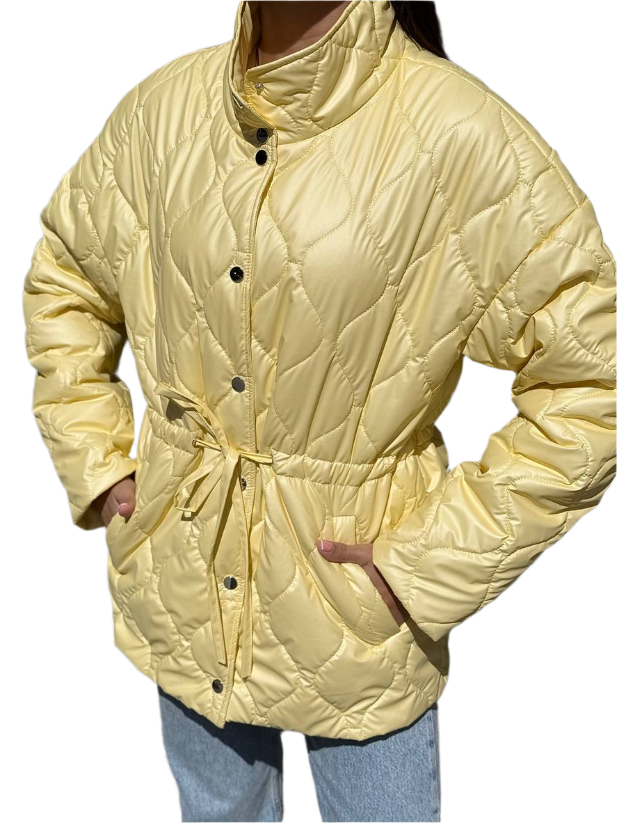 Womens Oversized Quilted Jacket Water-Repellent Warm Insulated Coat