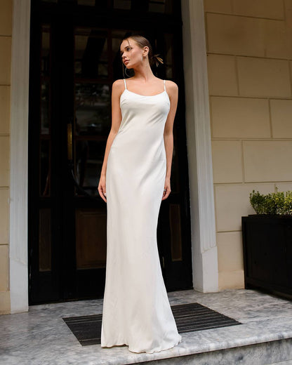 Elegant Satin Dress-Slip for Women in Multiple Colors
