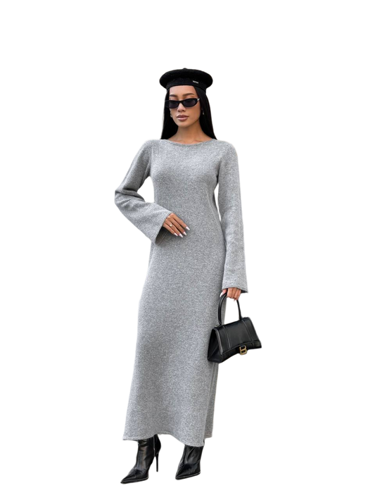 Premium Quality Dizi Dress for Women in Soft Grey