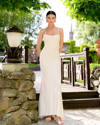Elegant Satin Dress-Slip for Women in Multiple Colors