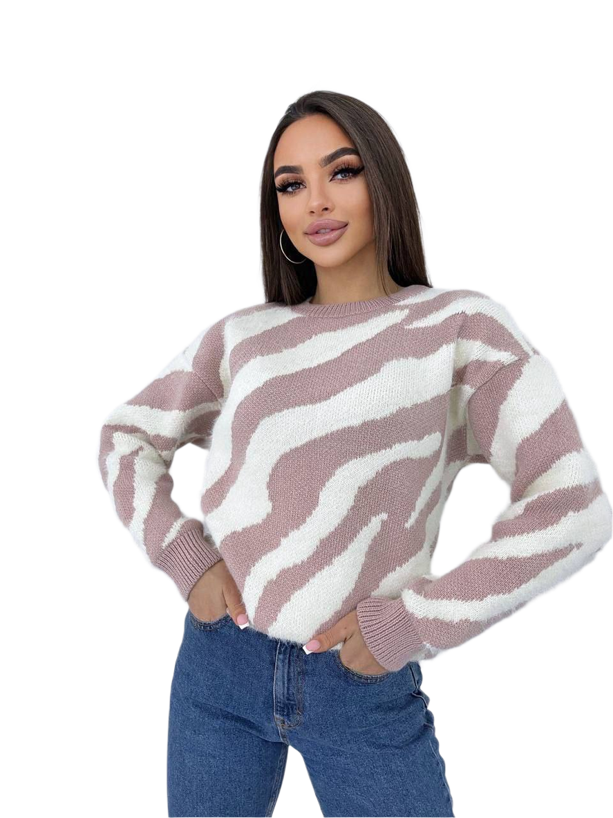 Warm Soft Furry Yarn Sweater for Women