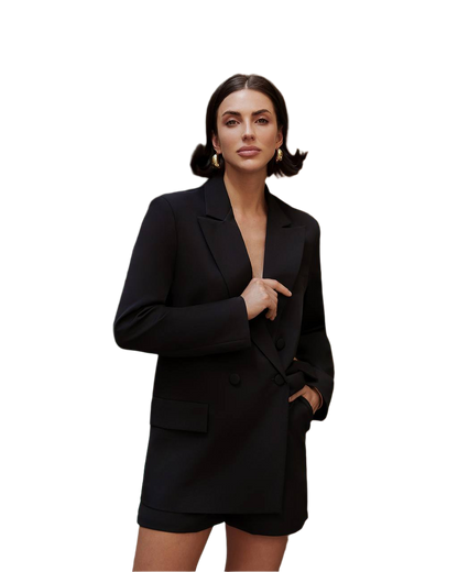 Womens Premium Suit Blazer with Lining and Shorts