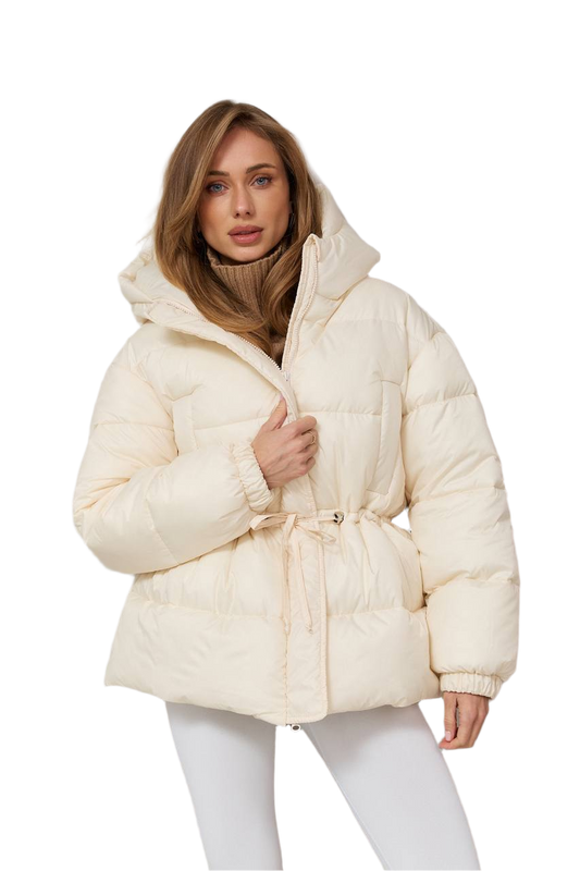 Warm Winter Down Jacket for Women with Aero-Down Filling and Windproof Raincoat Fabric