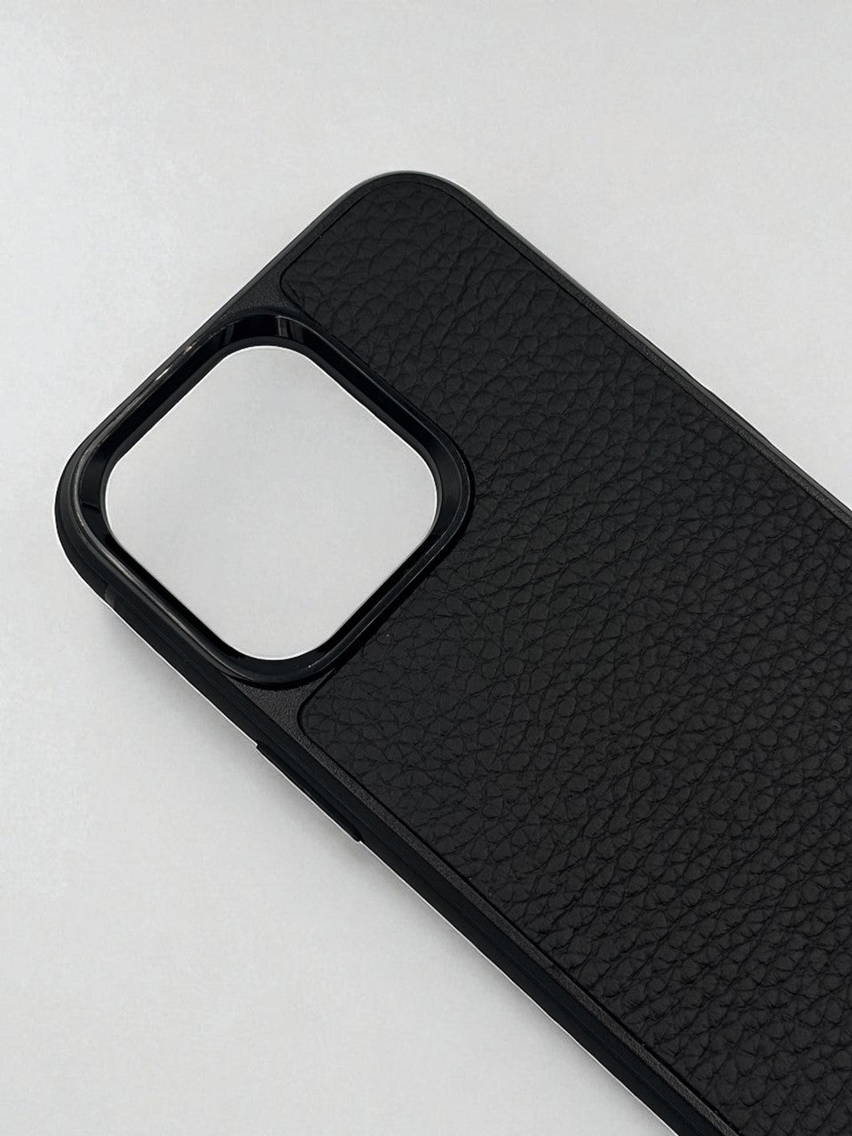 Handmade Black Flotar Leather Phone Case Shockproof Polycarbonate Gift for Him