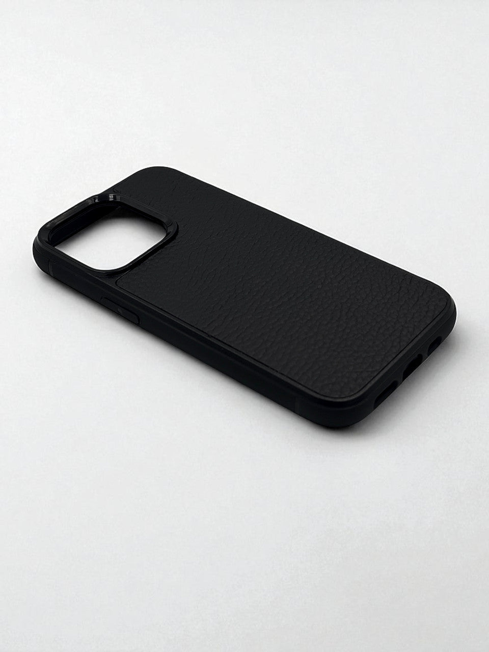 Handmade Black Flotar Leather Phone Case Shockproof Polycarbonate Gift for Him