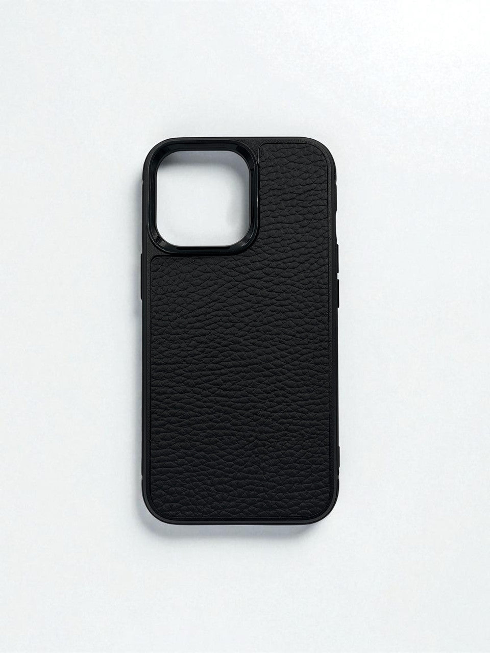 Handmade Black Flotar Leather Phone Case Shockproof Polycarbonate Gift for Him