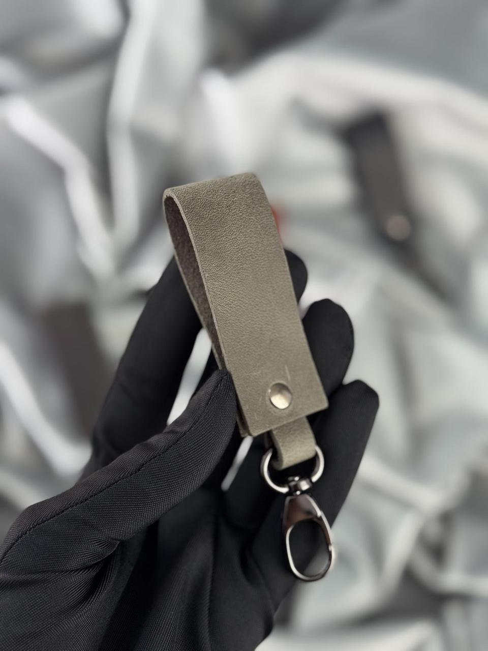 Handmade Leather Keychain Vintage Crazy Horse Leather Gift for Him