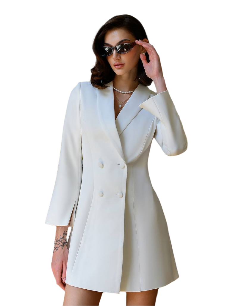 Premium Double Breasted Blazer Dress for Women