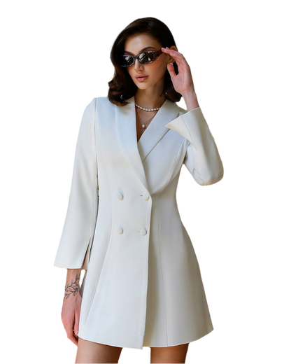 Premium Double Breasted Blazer Dress for Women