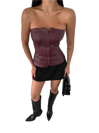 Asya Satin Mini Skirt for Women