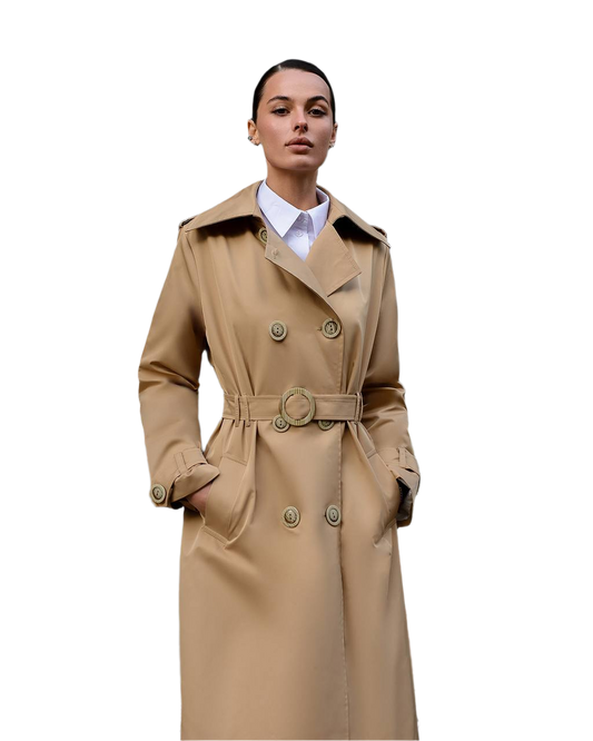 Chic Beige Trench Coat Stylish and Versatile Outerwear for Every Occasion