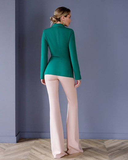 High Waist Flared Trousers for Women in Multiple Colors