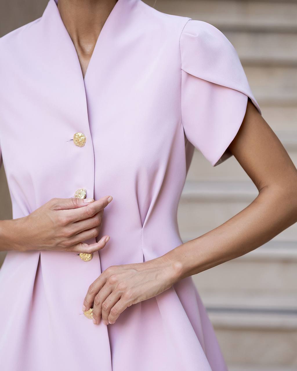 Women Tailored Two Piece Suit with Wide Leg Trousers