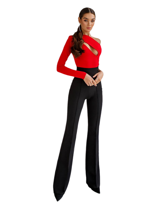 Flared Trousers High Waist for Women