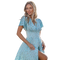 Small print on light blue