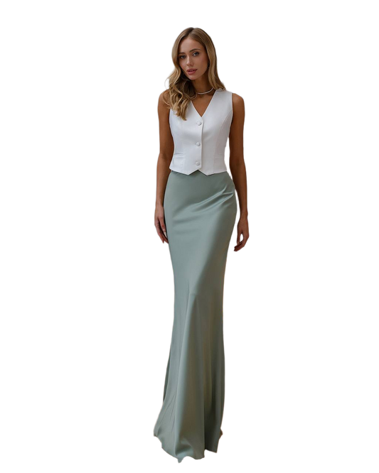 Premium Pandora Satin Long Skirt for Women
