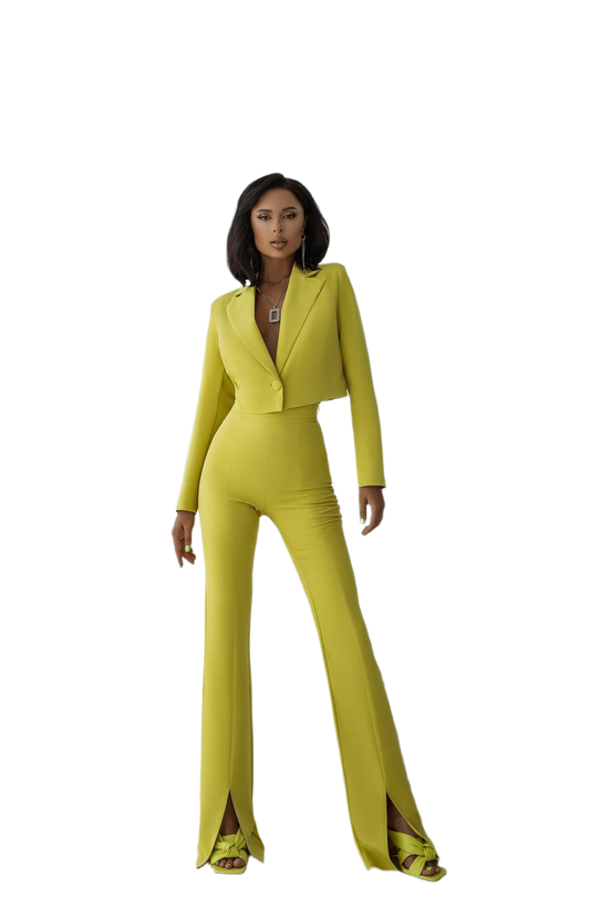 Stylish Womens Suit Jacket With Lining In Diagonal Crepe Fabric