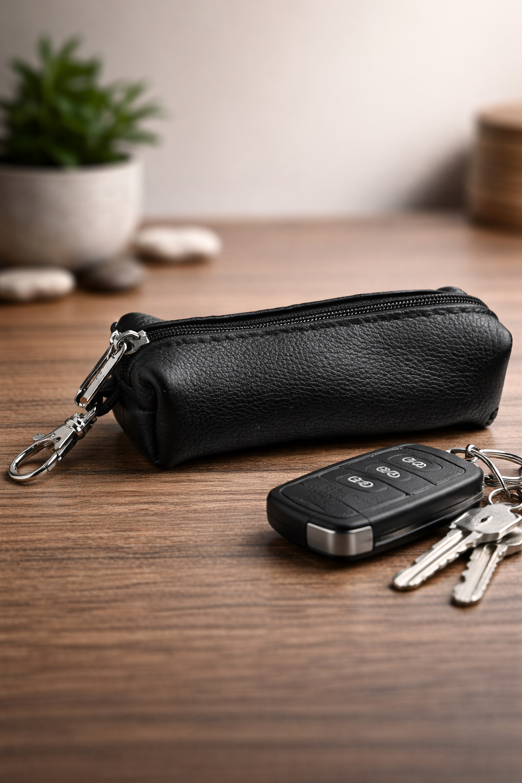 Mens Leather Key Holder Handmade Genuine Leather Key Case Gift For Him