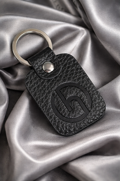 Handmade Leather Keychain Gift for Him Genuine Leather Keyring Men Accessory