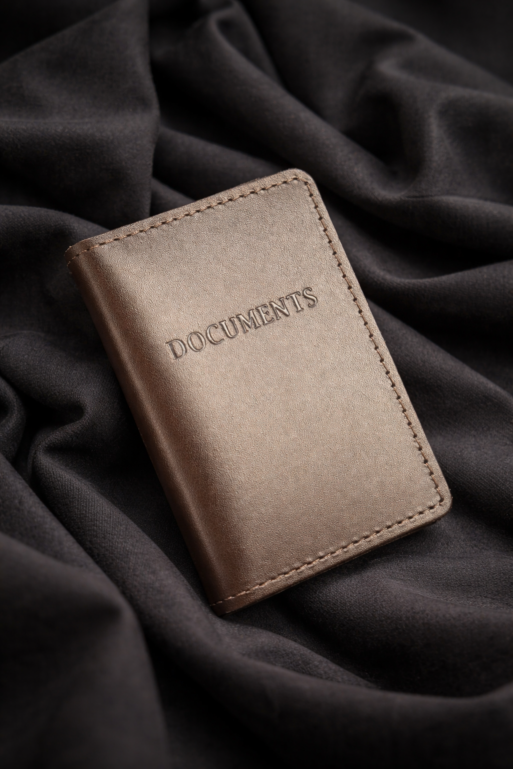 Handmade Leather Document Cover Passport Holder Gift