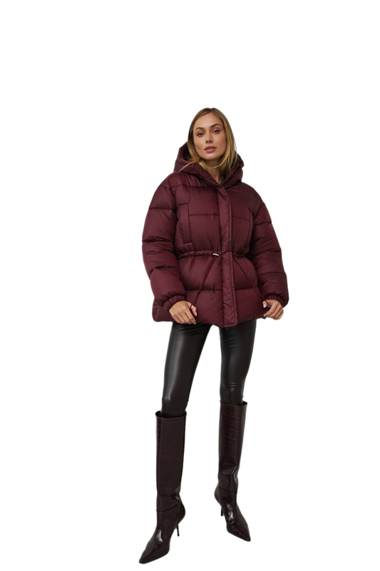 Warm Winter Down Jacket Gloria for Women in Windproof Raincoat Fabric