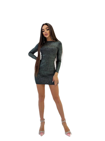 Chameleon Shimmering Soft Knit Dress for Women
