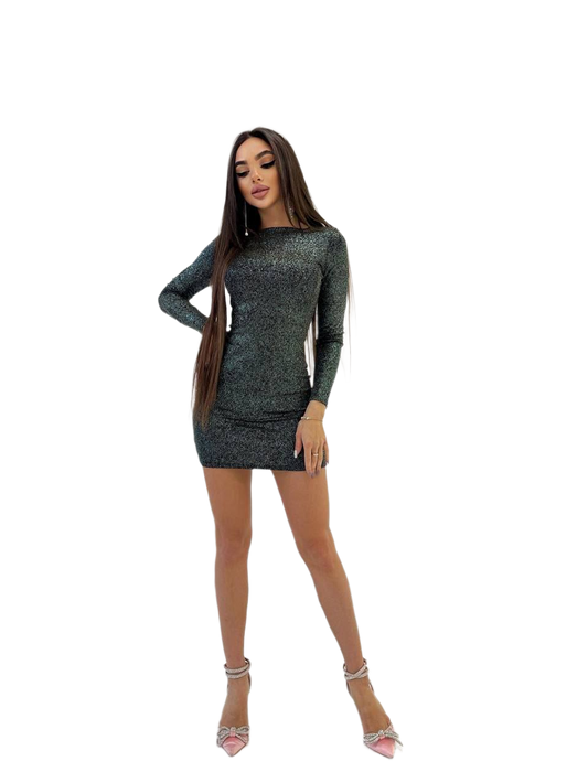 Chameleon Shimmering Soft Knit Dress for Women