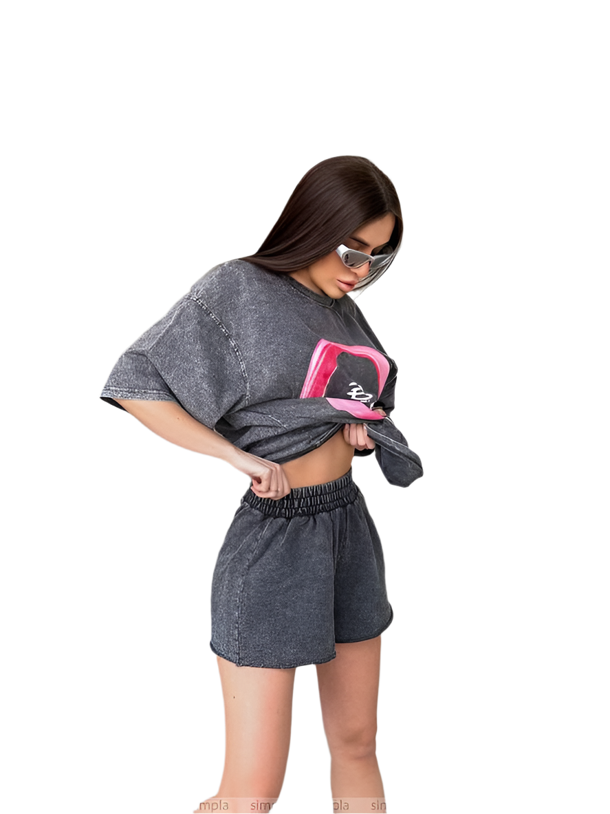 Shorts Premium Cotton Tie-Dye Style