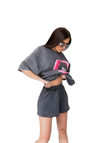 Shorts Premium Cotton Tie-Dye Style