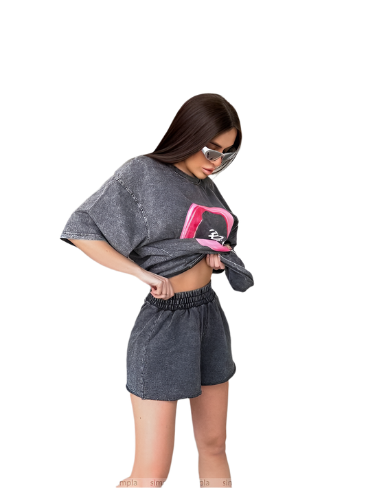 Shorts Premium Cotton Tie-Dye Style