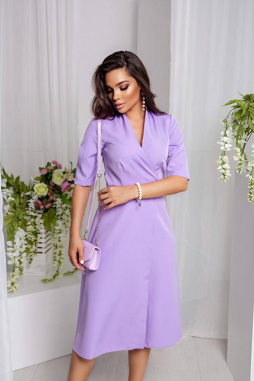 Elegant Wrap Dress in Multiple Colors for Any Occasion