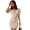 Polka dot on beige