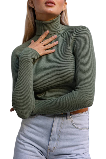 Seamless Womens Turtleneck Sweater Rafaelo with Excellent Stretch