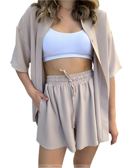 Lightweight Summer Two-Piece Set for Women