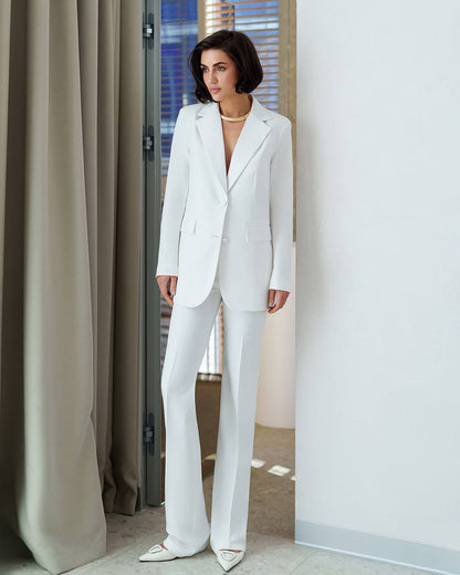 Womens Three-Piece Suit with Vest Diagonal Suit Crepe