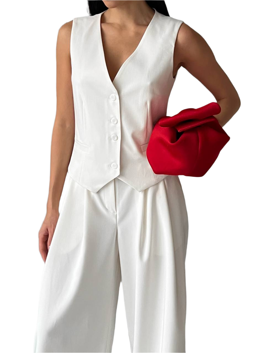 Luxury Satin Vest with Silk Lining for Women