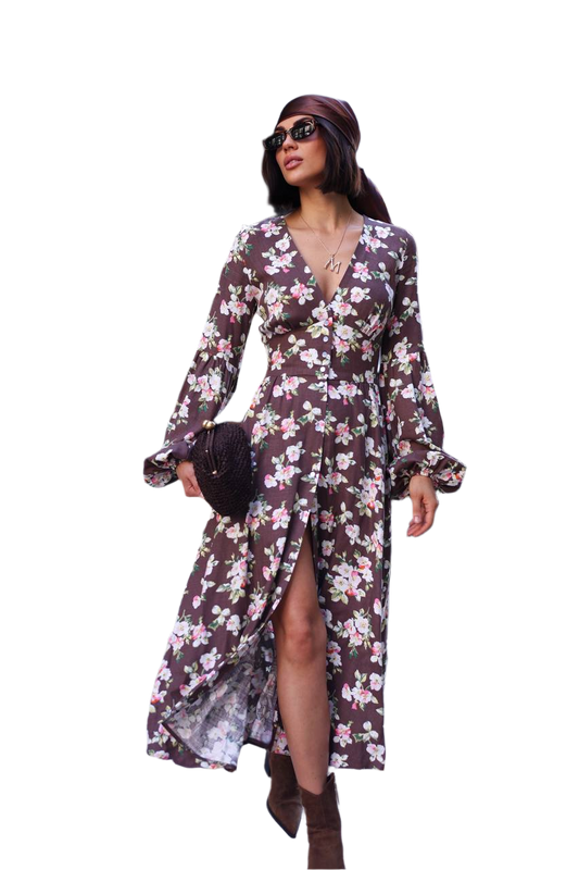 Luxury Muslin Violeta Dress for Women