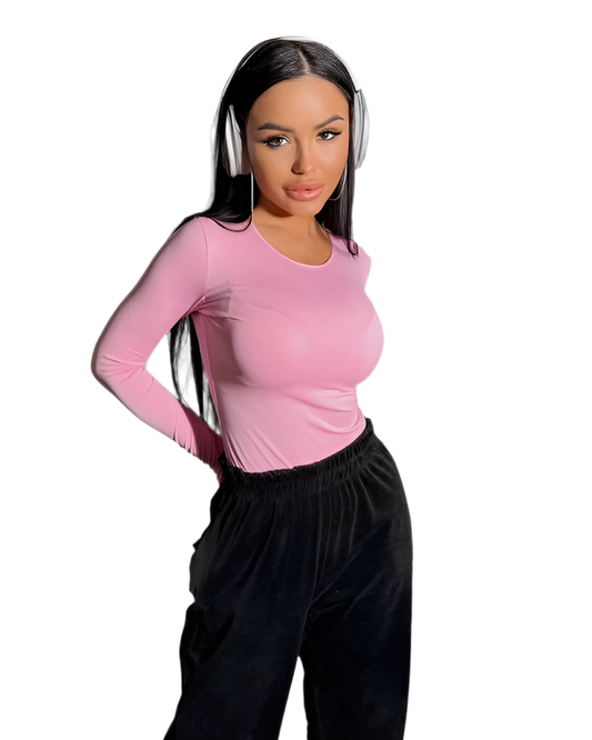 Stylish Basic Longsleeve Top with Thumb Holes in Multiple Colors