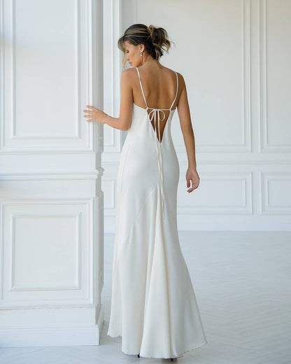 Elegant Satin Dress-Slip for Women in Multiple Colors