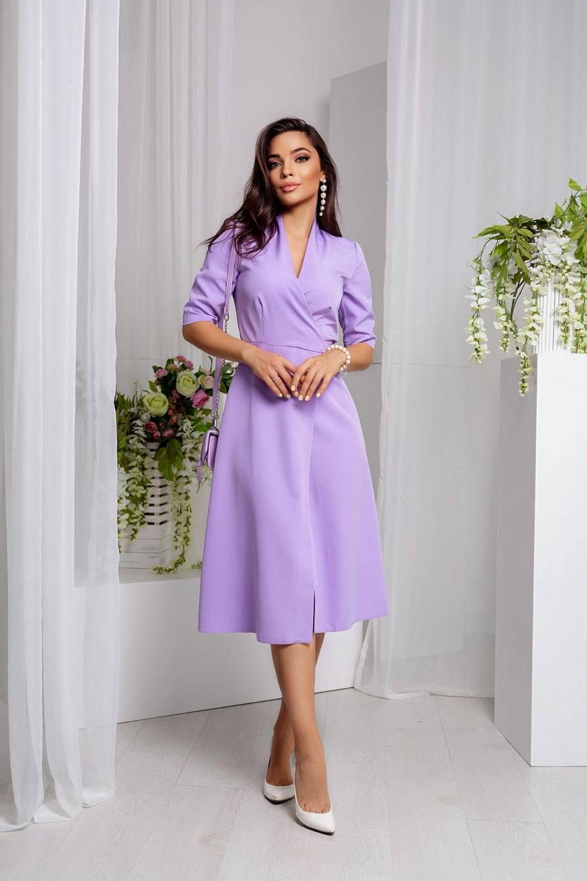 Elegant Wrap Dress in Multiple Colors for Any Occasion