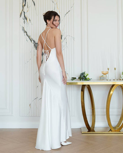 Elegant Satin Dress-Slip for Women in Multiple Colors
