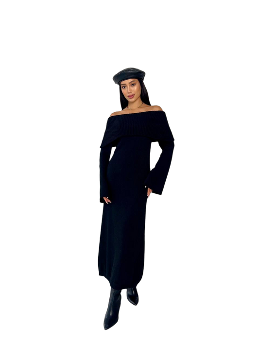Elegant Long Off Shoulder Dress for Women
