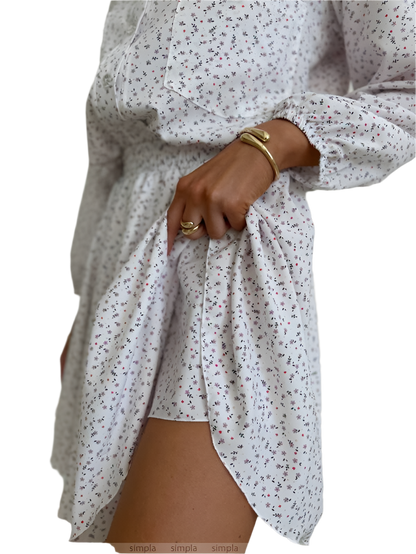 Stylish Soft Fabric Womens Two-Piece Shirt and Skirt Set