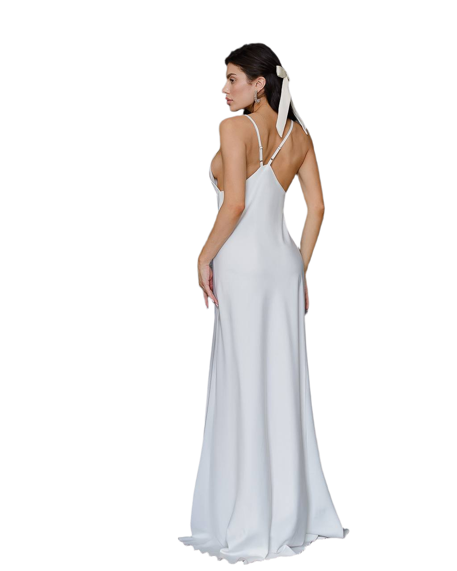 Elegant Slip Dress for Women in Satin Fabric