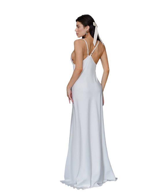 Elegant Slip Dress for Women in Satin Fabric