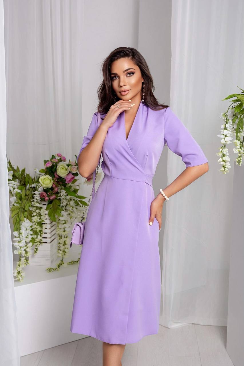 Elegant Wrap Dress in Multiple Colors for Any Occasion